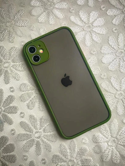 Go Clever Back Cover Σιλικόνης Χακί (iPhone 13 Pro Max)