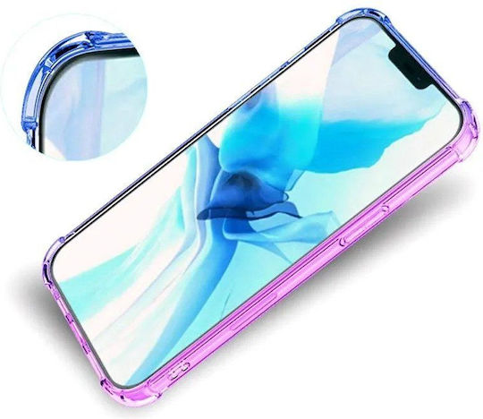 Go Clever Umschlag Rückseite Silikon Blau (iPhone 11 Pro)