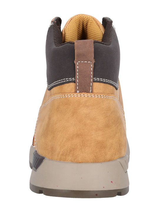 Beige Herrenstiefel