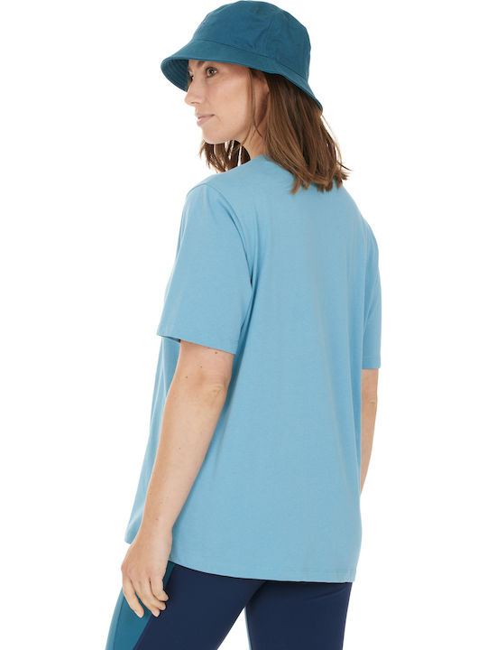 Damen Sportlich T-Shirt Blau