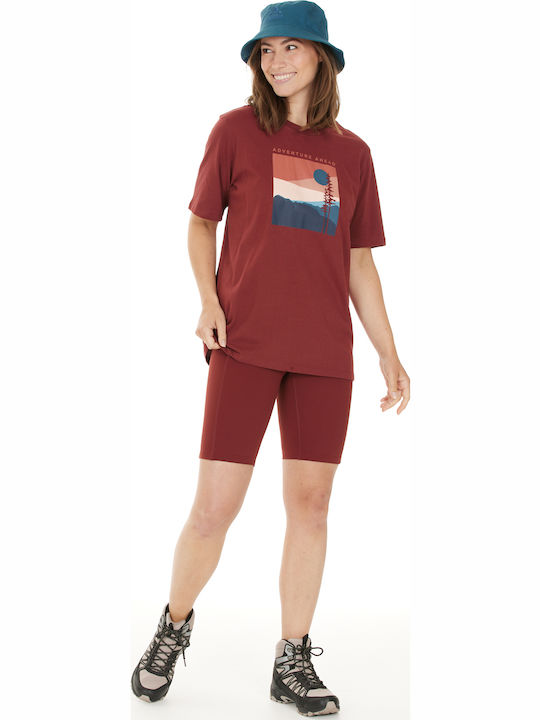 Γυναικείο Αθλητικό T-shirt Καφέ