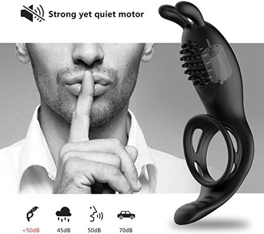 Kinksters Vibrating Black Silicone Cock Ring 3211-0111