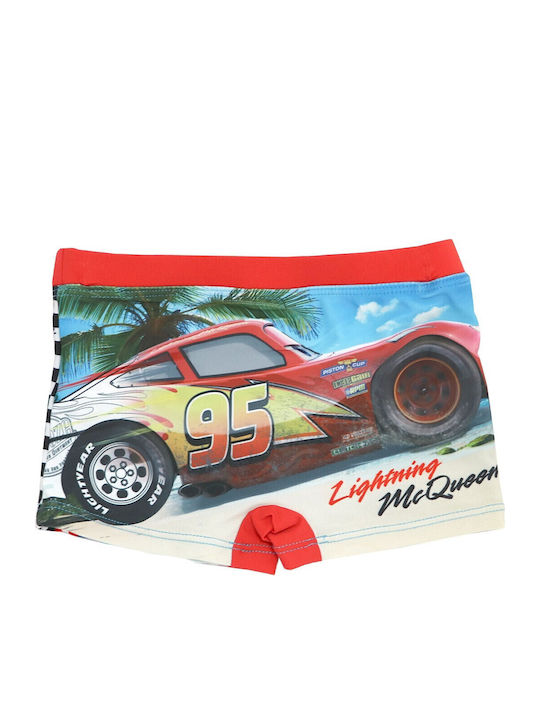 Disney Cars Παιδικό Μαγιό Βερμούδα / Σορτς Κόκκινο