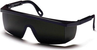 Pyramex Safety INTEGRA Safety Glasses with Black Tint Lenses ESB450SF