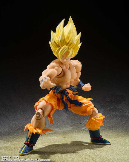 Bandai Spirits Dragon Ball Super Son Goku Legendary Super Saiyan Action Figure 14 cm Scale 1:12