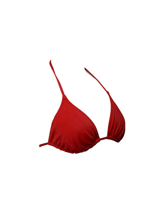 Triangle Bikini Top Red