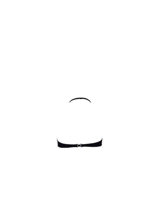 Strapless Bikini Top Μαύρο