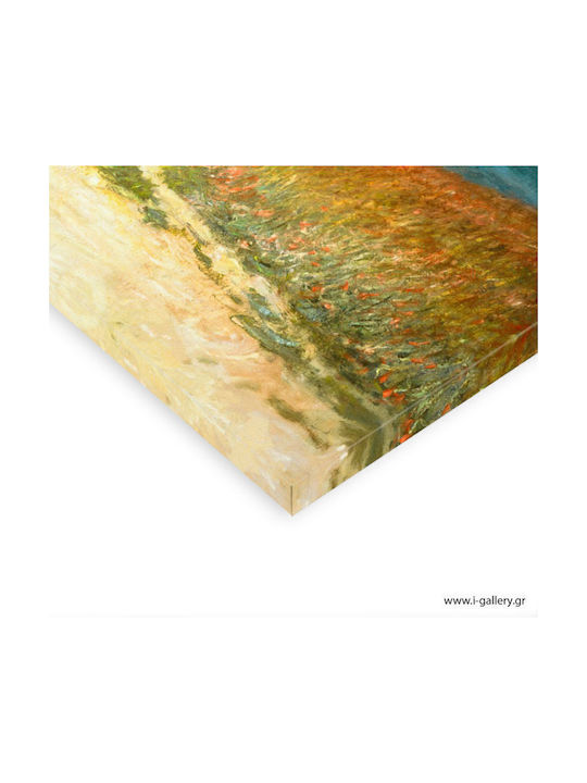 I-gallery Chemin Dans Les Πίνακας Αντίγραφο του Monet σε Καμβά 120x80cm
