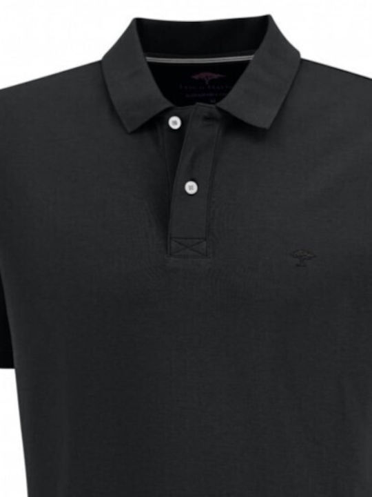 Fynch Hatton Men's Short Sleeve Blouse Polo Black