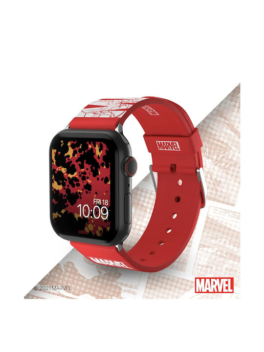 MobyFox Marvel Edition Armband Rot (Apple Watch 38/40/41/42mm) MobyFox Marvel Edition Armband Rot (Apple Watch 38/40/41/42mm)
