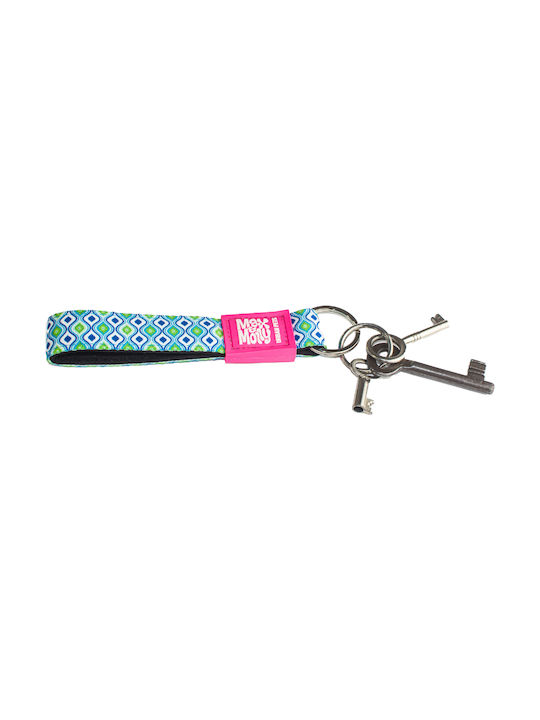 Max & Molly Keychain Fabric Blue