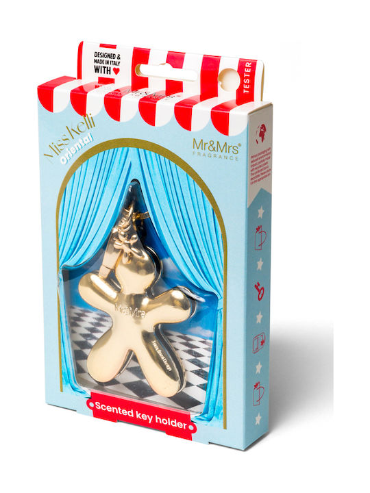 Mr & Mrs Fragrance Ключодържател от Метал Жълт Mr & Mrs Fragrance Ключодържател от Метал Жълт