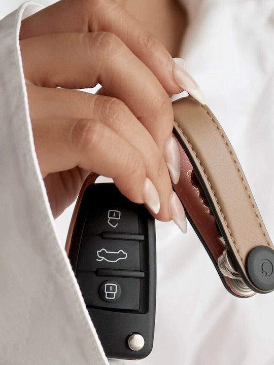 Orbitkey Yellow Leather Key Holder