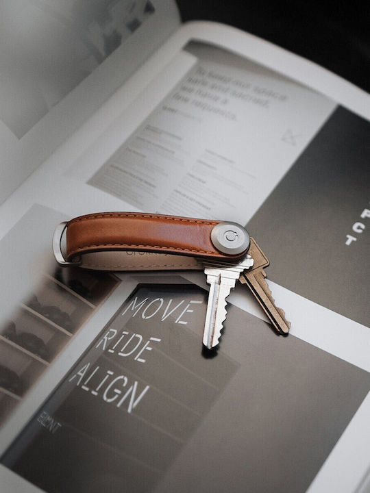Orbitkey Yellow Leather Key Holder