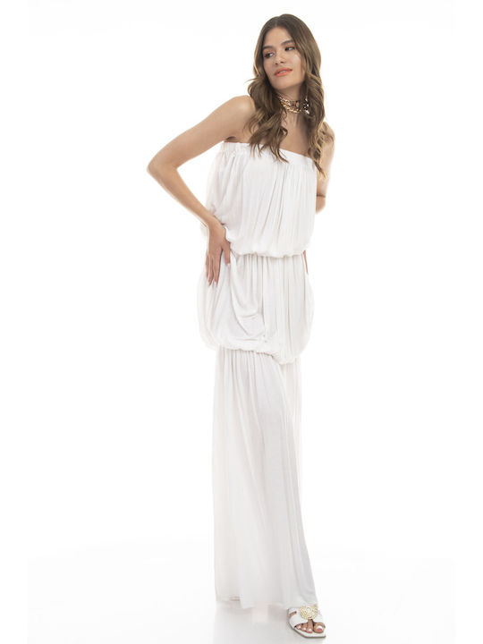 Raffaella Collection Summer Maxi Dress White