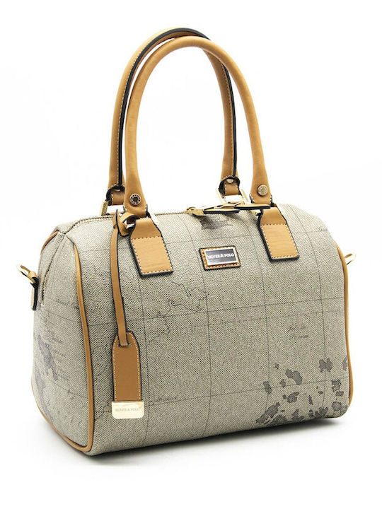 Silver & Polo Damen Tasche Schulter Khaki