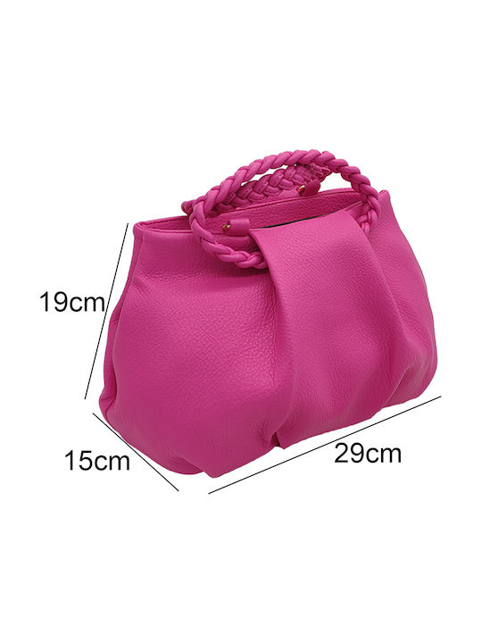 Gift-Me Leather Women's Bag Shoulder Fuchsia