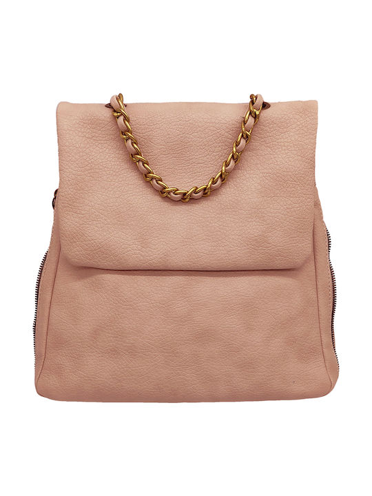 Gift-Me Leather Women's Bag Shoulder Pink