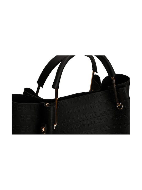 Damentasche Schultertasche Schwarz