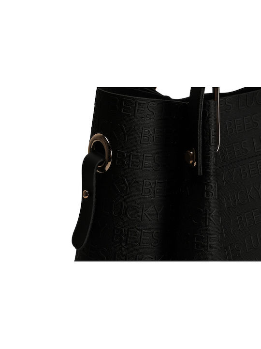 Damentasche Schultertasche Schwarz