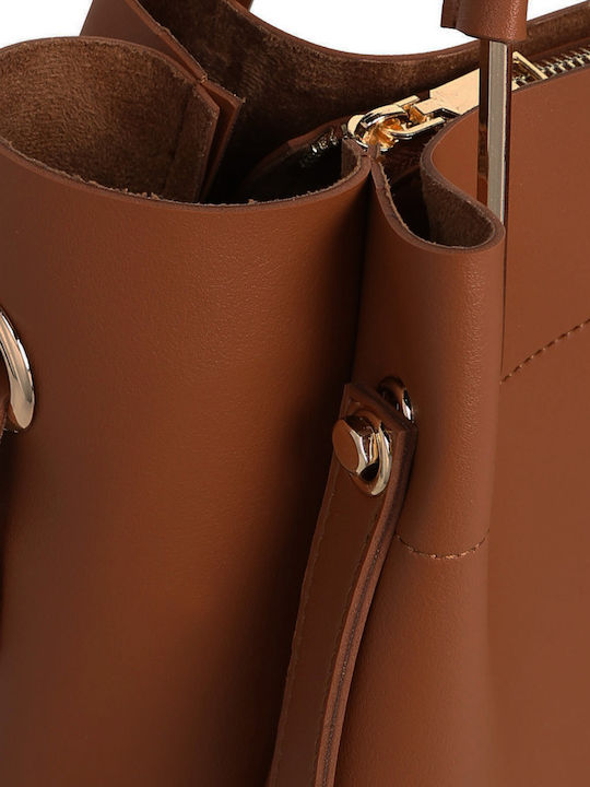 Damentasche Schultertasche Tabac Braun