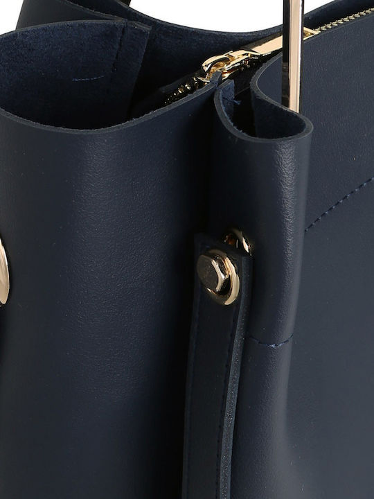 Damentasche Schultertasche Marineblau