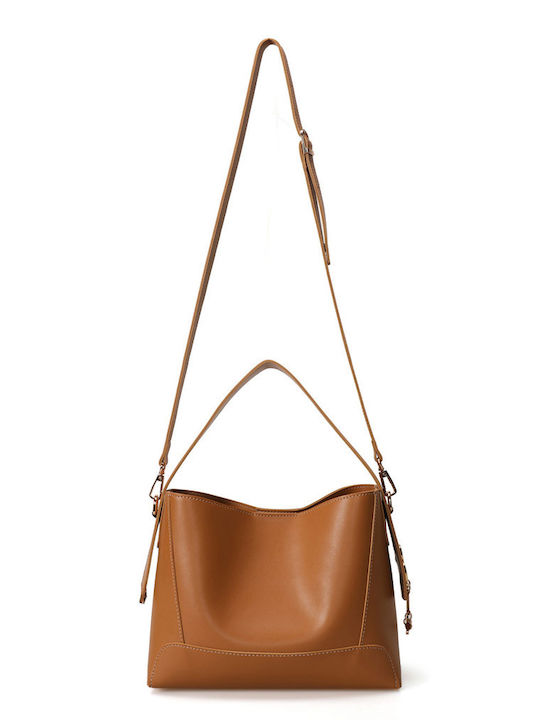 Damentasche Schultertasche Gelb
