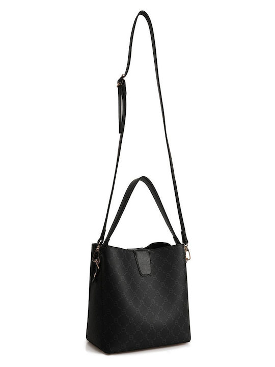 Damentasche Schultertasche Schwarz