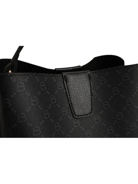 Damentasche Schultertasche Schwarz