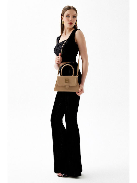 Damen Tasche Schulter Beige