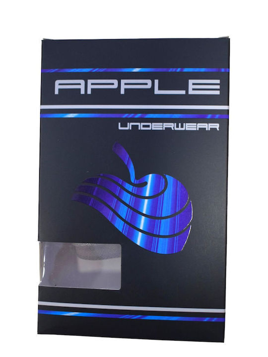 Apple Boxer 0210177 Ανδρικό Σλιπ Μαύρο / Μωβ Μονόχρωμο