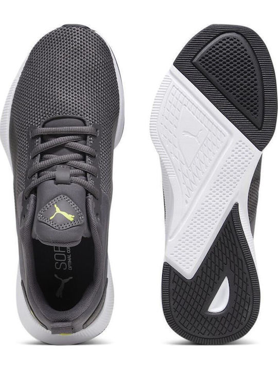 Flyer Runner Kids Sports Shoes Running with Laces Gray