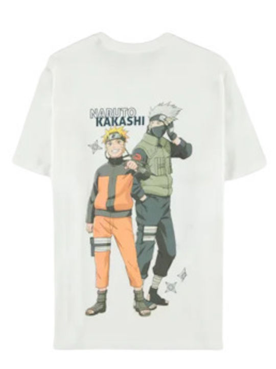 Difuzed Shippuden Femeiesc Tricou Naruto Alb Bumbac