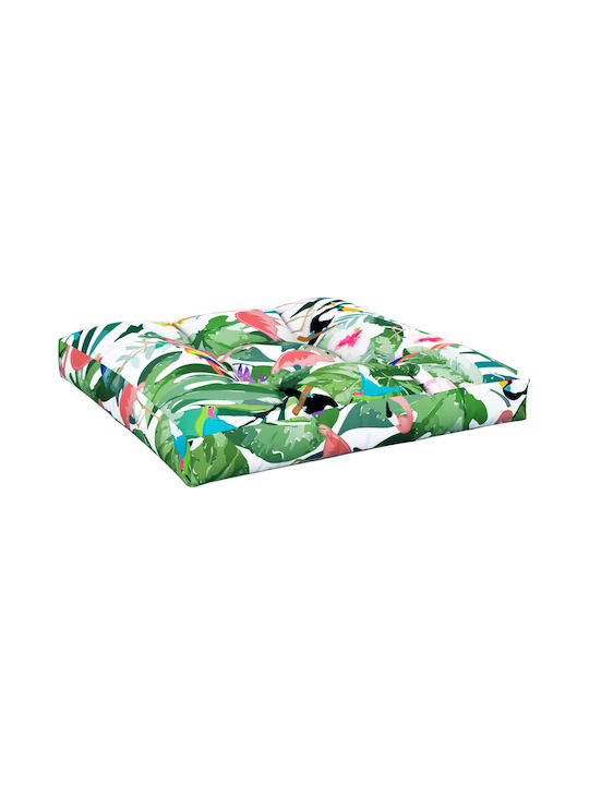 vidaXL Waterproof Bench Cushion Palette Multicolour 80x80cm