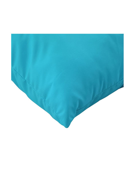 vidaXL vidaXL Gartenstuhlkissen Wasserdichtes Sitzbank-Kissen Mit Rückenlehne Türkis 3 Stück 60x60cm