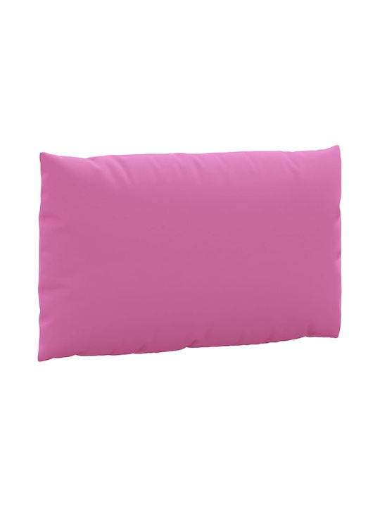 vidaXL Sitzbank-Kissen Palette Mit Rückenlehne Rosa 2Stück 60x60cm