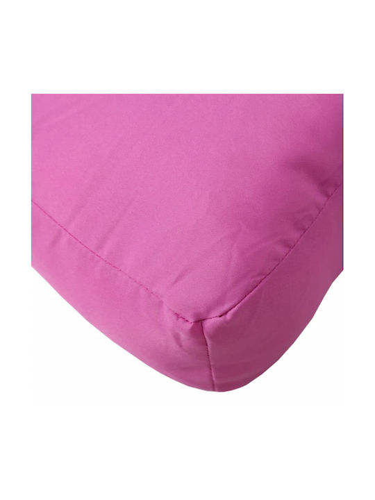 vidaXL Sitzbank-Kissen Palette Mit Rückenlehne Rosa 2Stück 60x60cm