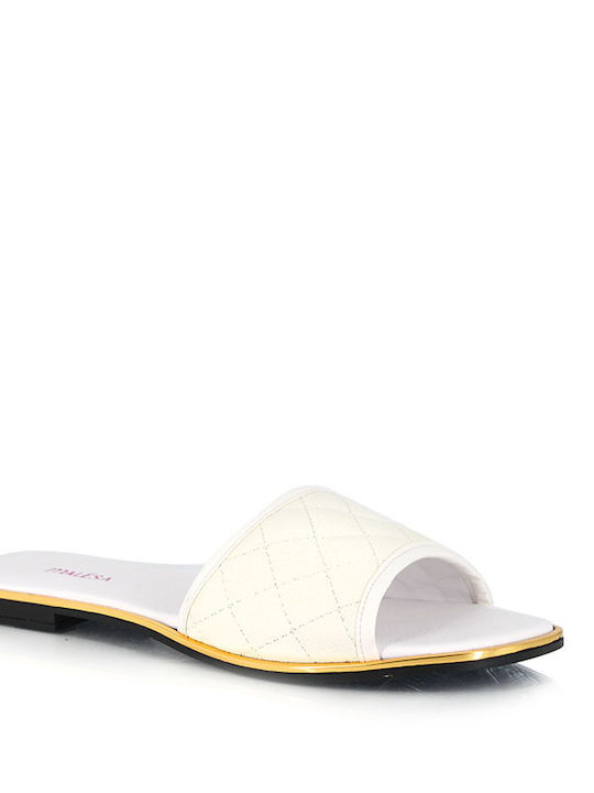 Malesa Flatforms Handmade Women's Sandals White