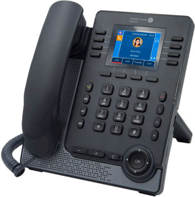 Alcatel Lucent Myriad M5 Wired IP Phone with 8 Lines Black