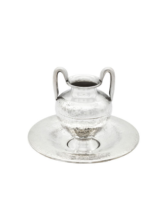 Savvas Design Vază Decorativă Argint Argintiu 7x7x9cm 1buc