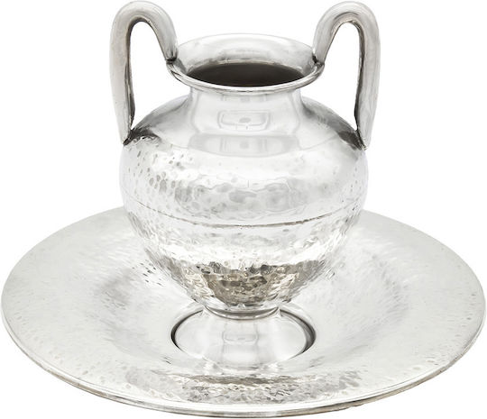 Savvas Design Διακοσμητικό Βάζο Silber Silber 7x7x9cm 1Stück