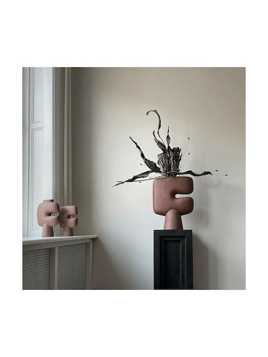 101 Copenhagen Decorative Vase Brown 22.5x9x30cm