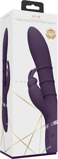 Vive Vibrator G-Spot 24cm Purple