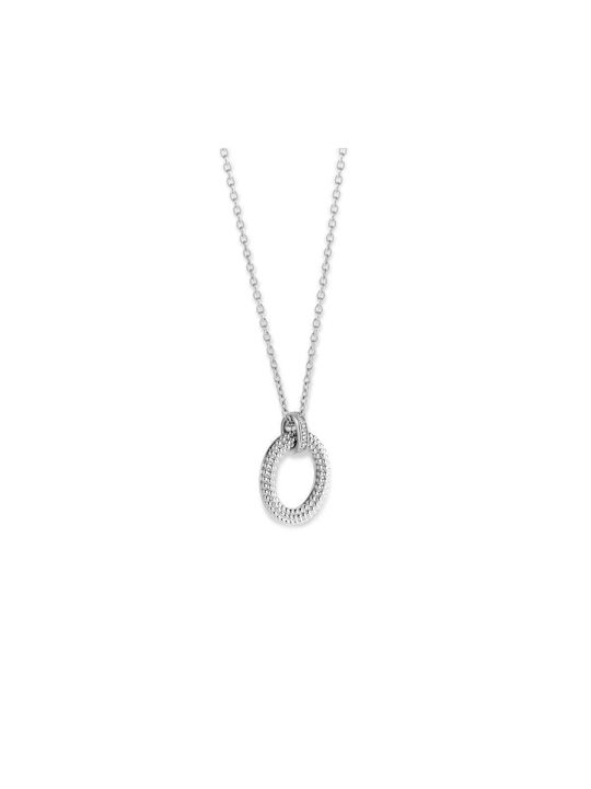 Ti Sento Necklace from Silver with Zircon