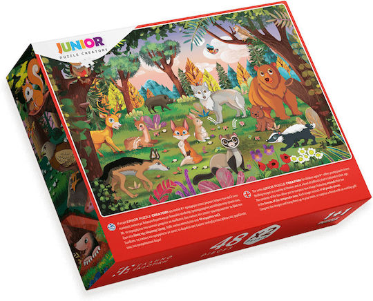 Kids Puzzle Adventure in the Forest for 4++ Years 48pcs Ellinoekdotiki