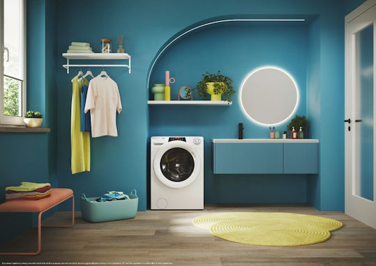 Candy Washing Machine 10kg with Steam Technology 1400 Rounds Snap & Wash RO 14104DWMT/1-S