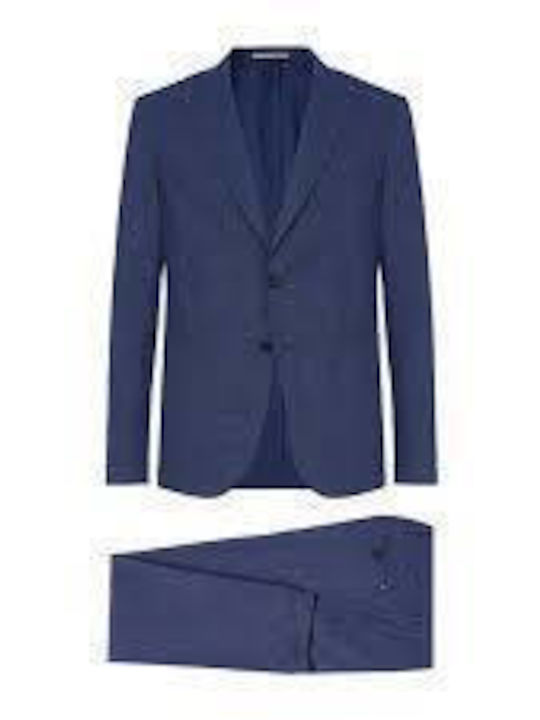 Tommy Hilfiger Men's Suit Slim Fit Blue