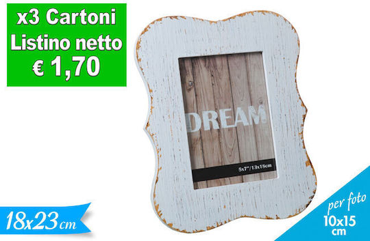 General Trade Wall Photo Frame with White Wooden Frame 10x15 General Trade Wall Photo Frame with White Wooden Frame 10x15