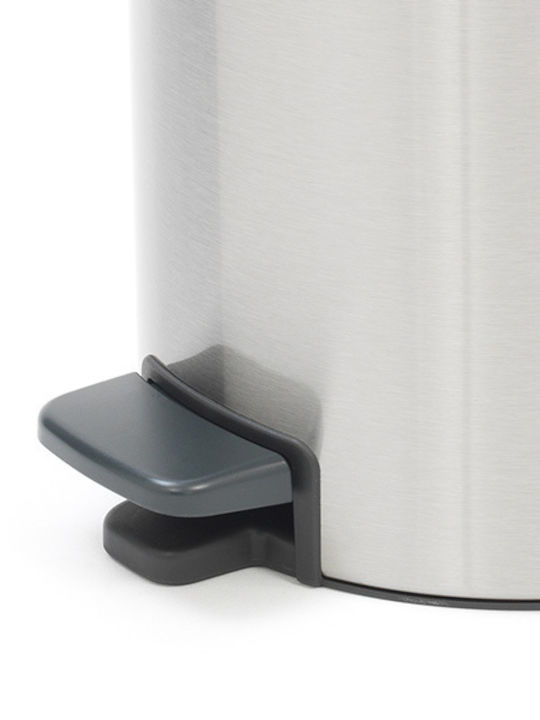 Brabantia Inox Bathroom Basket 5lt Silver