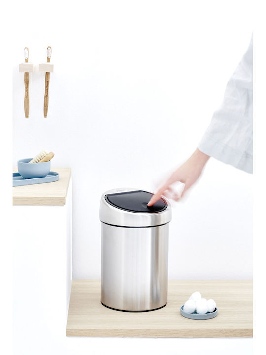 Brabantia Inox Банята кошче 3лт Сребрист